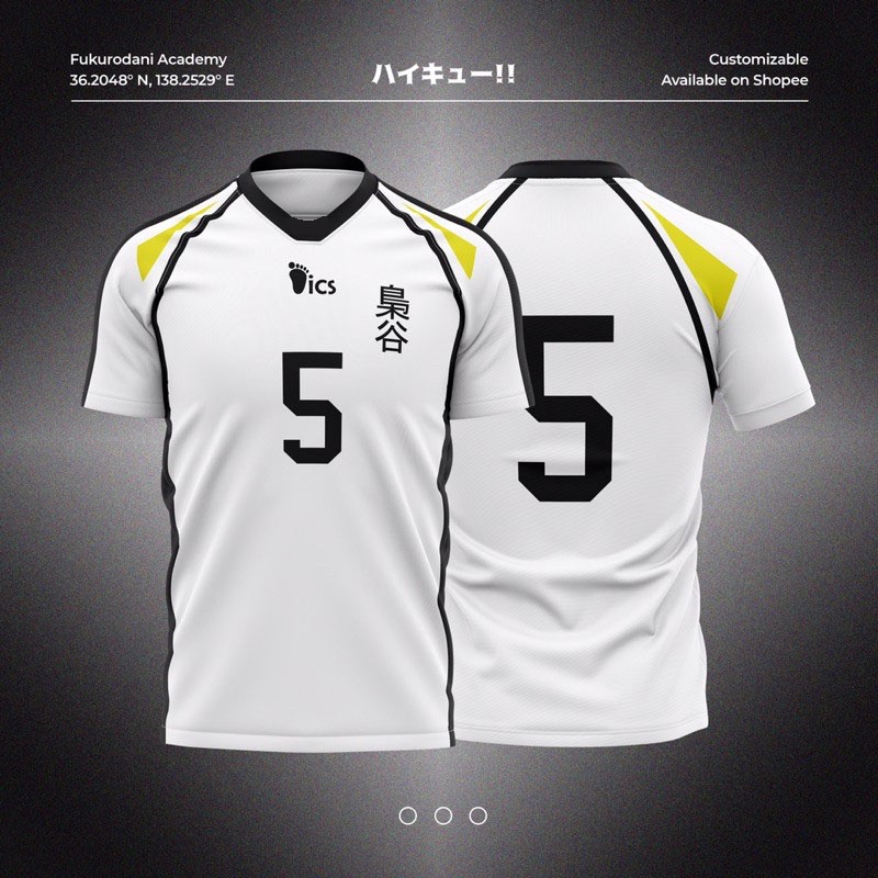 Hàng Có Sẵn Áo Thun Fukurodani Haikyuu Full Sublimation