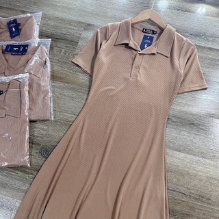 Đầm Thun Gân Cổ P.o.l.o