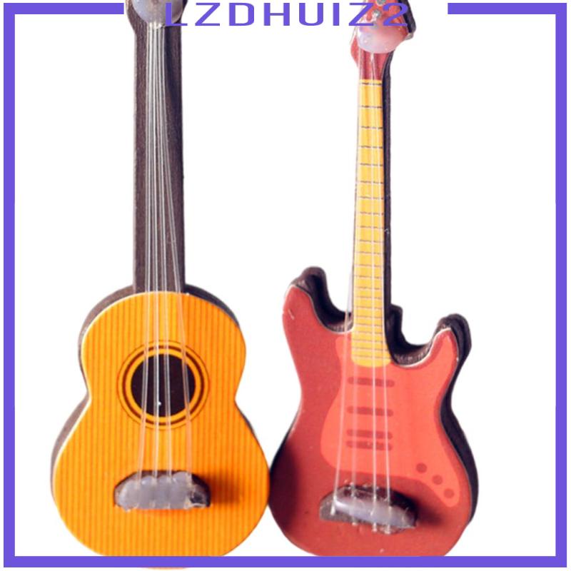 Đàn Guitar Tỉ Lệ 1: 12 Dùng Trang Trí Nhà Búp Bê