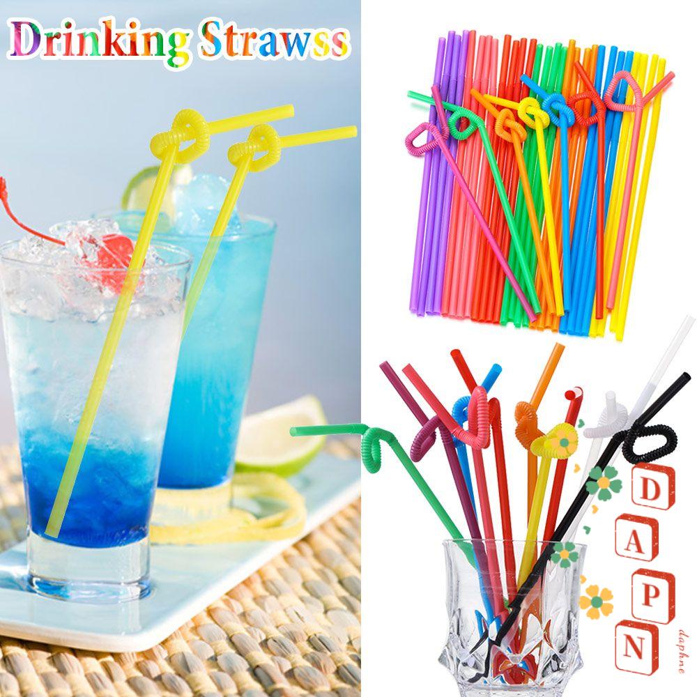Ống Hút Cong Bằng DAPHS Dùng Một Lần Trang Trí Tiệc Cocktail / Nhà Bếp