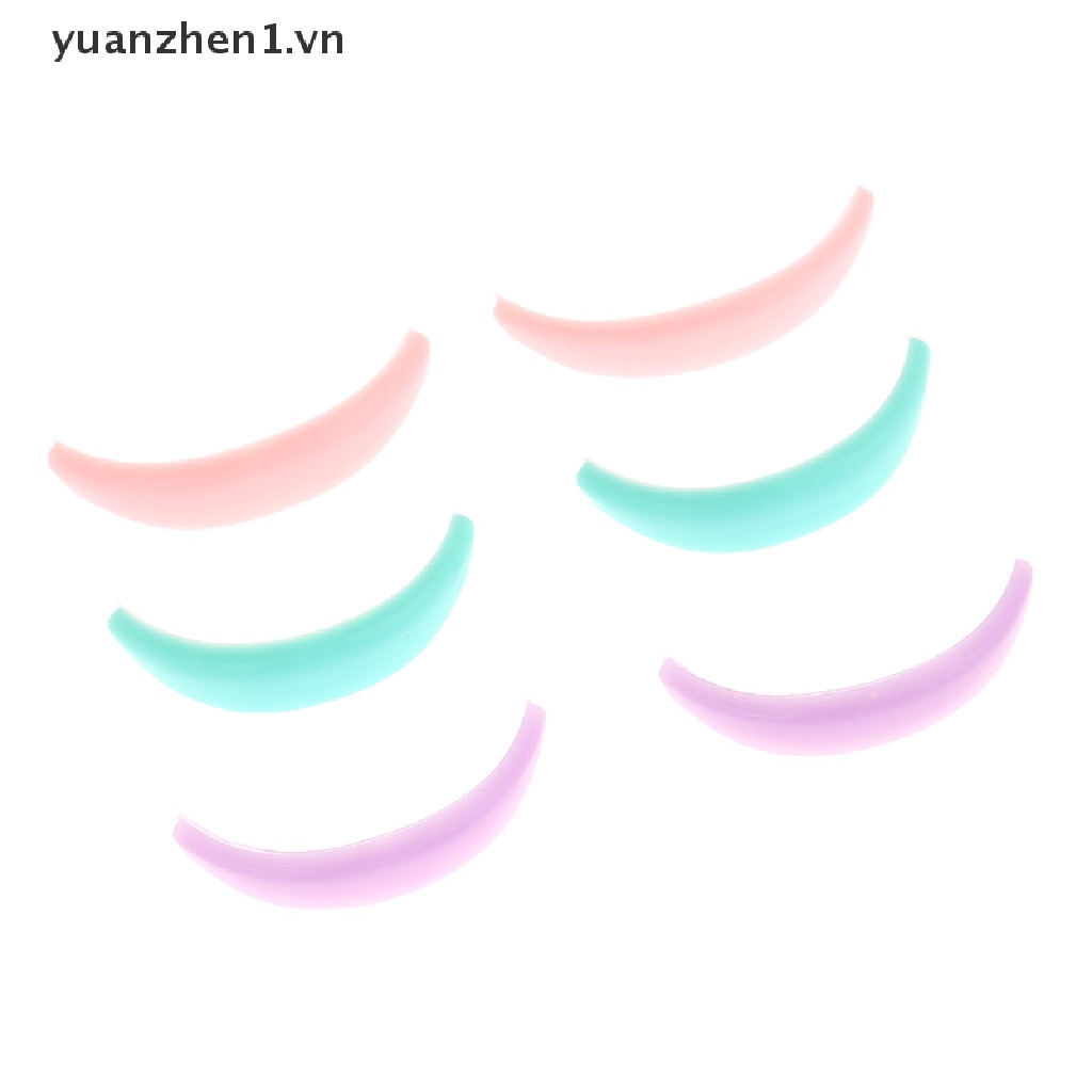 Set 7 Cặp Đệm Silicone Hỗ Trợ Uốn Mi Tiện Lợi