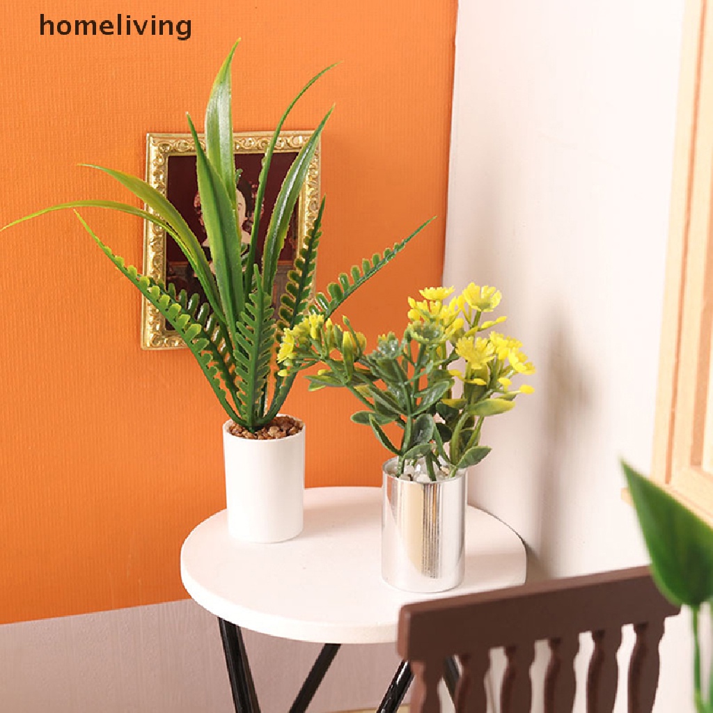 Mô Hình Chậu Hoa Trang Trí Nhà Búp Bê Tỉ Lệ 1: 12