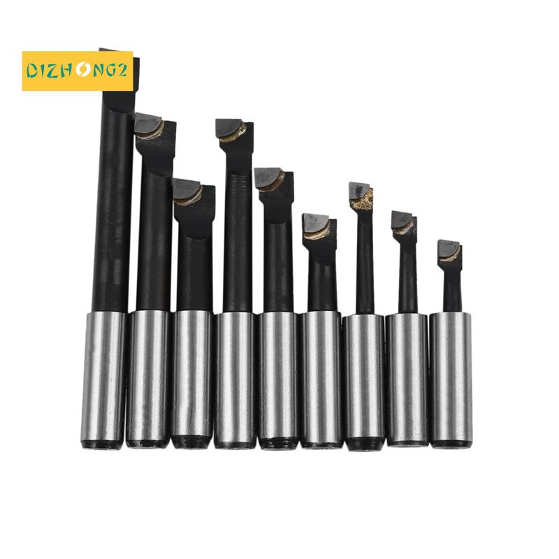 Bộ 9 Thanh Trục Hợp Kim Cứng 12Mm Cho Máy Tiện 2 Inch 50Mm