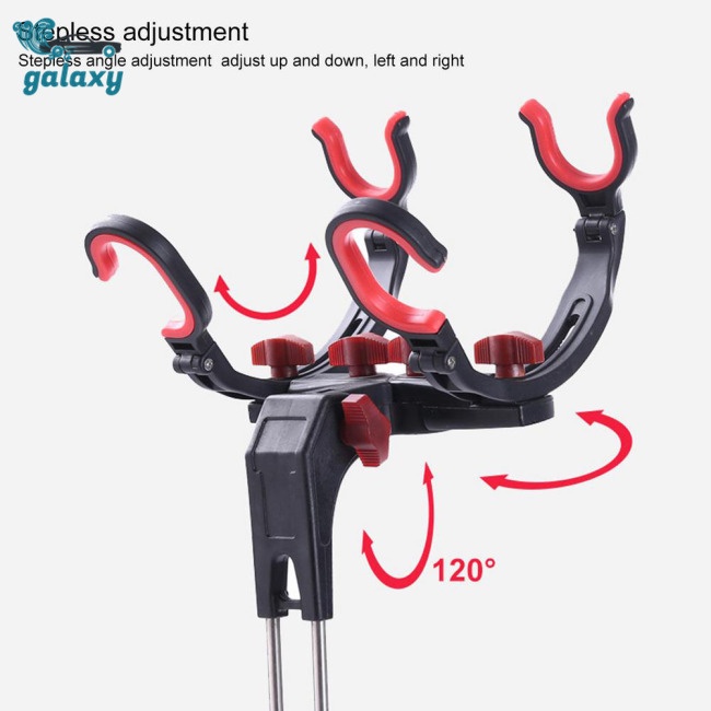 Galaxy Giá Đỡ Cần Câu Cá 2 Ngăn Xoay 360 Độ Tiện Dụng