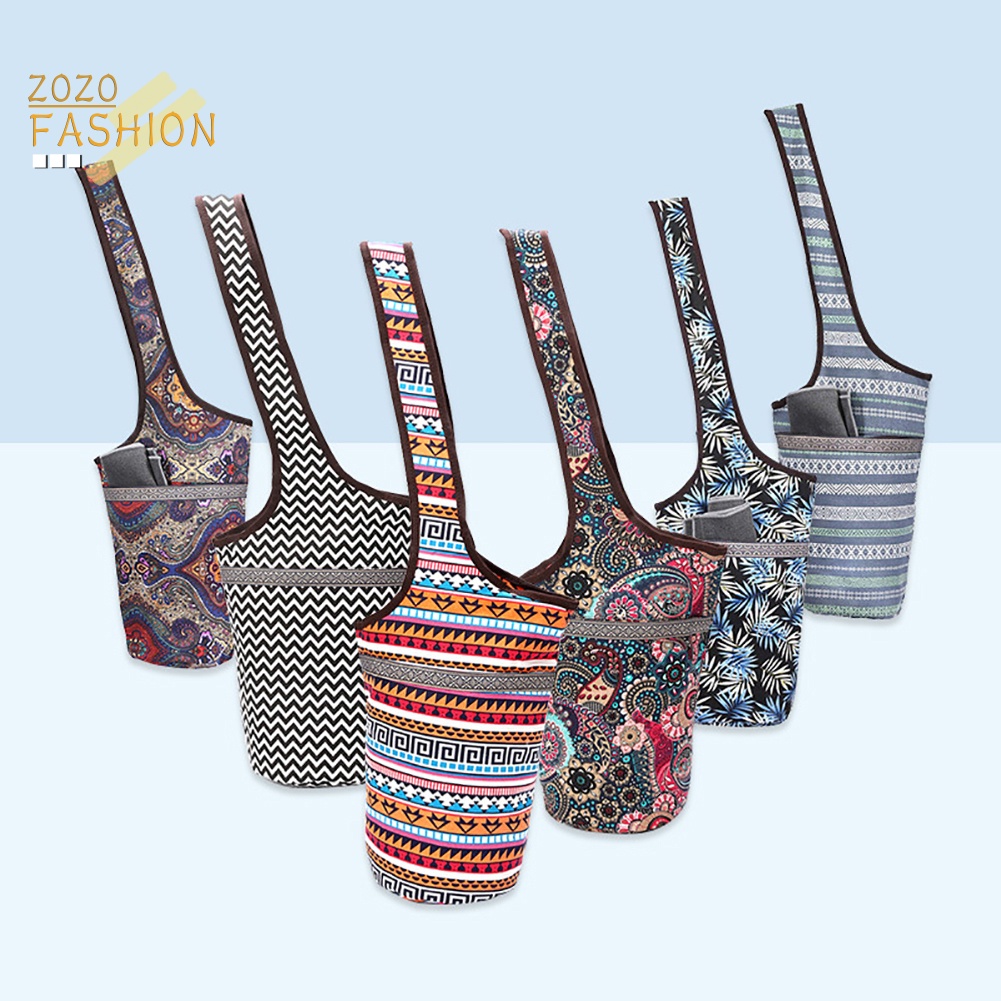 Túi Canvas Đeo Vai Đựng Thảm Tập Yoga Thời Trang