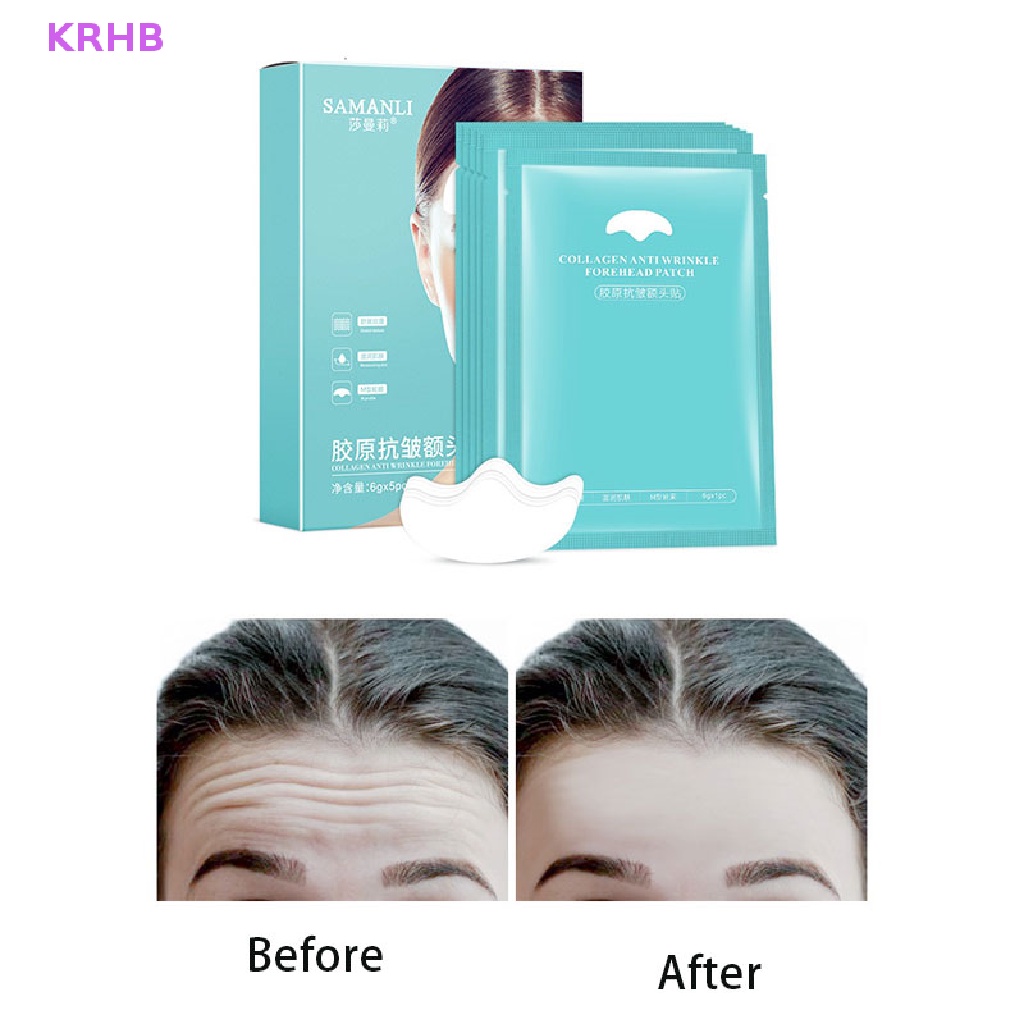 Bộ 5 Miếng Dán Dưỡng Ẩm Chống Nếp Nhăn Và Lão Hóa Cho Vùng Da Trán