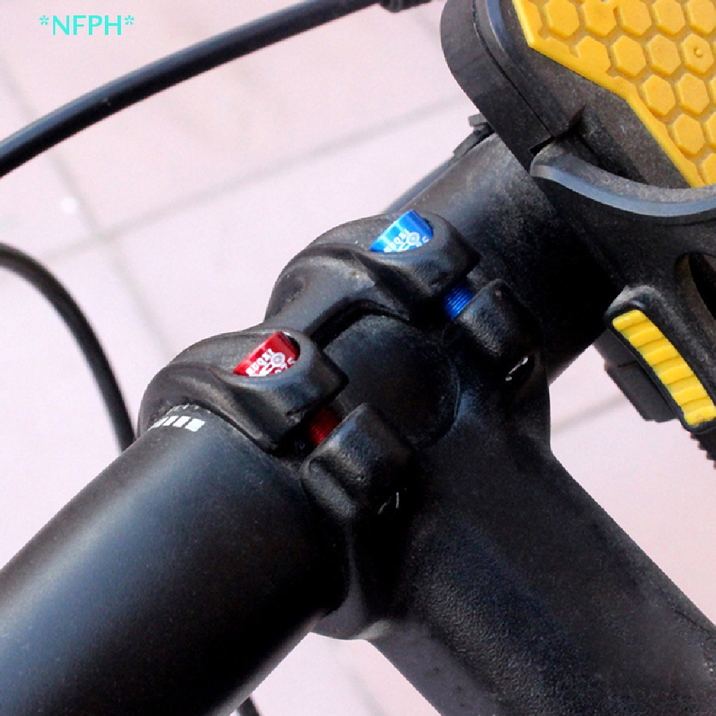 Bộ 4 Ốc Vít M5 X 17Mm Bằng Hợp Kim Nhôm Gắn Tay Lái Xe Đạp Mới