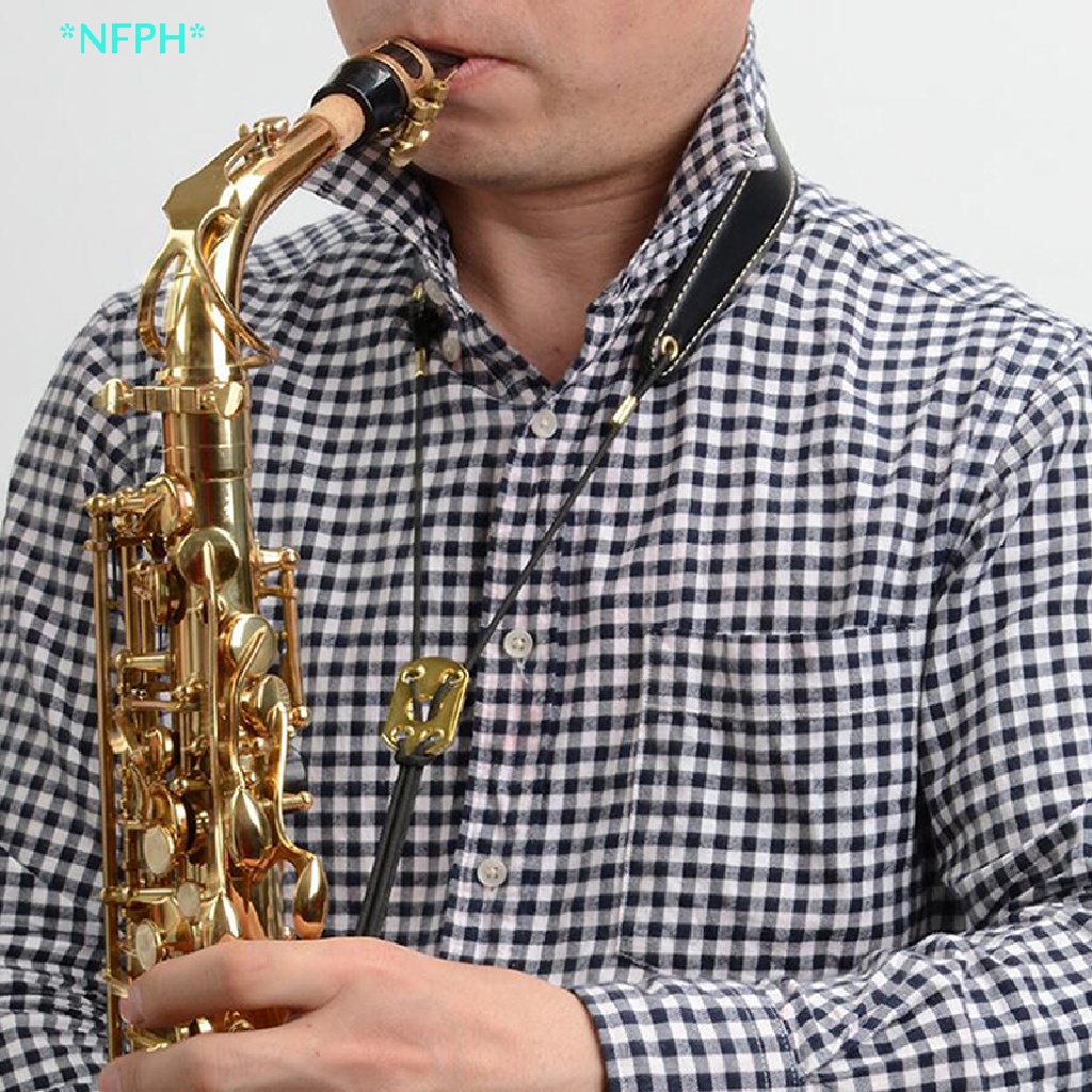 Dây Da Đeo Cổ Có Thể Điều Chỉnh Cho Kèn Saxophone NFPH &gt; Mới