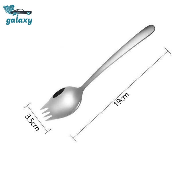 Galaxy Bộ Muỗng Nĩa 2 Trong 1 Bằng Thép Không Gỉ