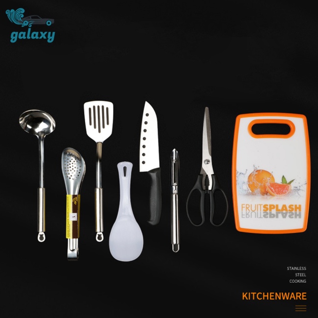Galaxy Bộ 8 Dụng Cụ Nấu Ăn Ngoài Trời Tiện Dụng