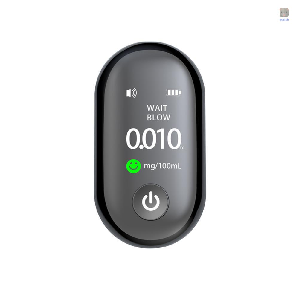 Máy Kiểm Tra Nồng Độ Cồn Mini Không Tiếp Xúc Có Màn Hình TFT Với 3 Màu Sắc Khác Nhau