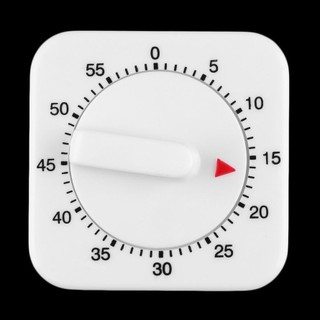 Square 60 Minute Mechanical Kitchen Cooking Timer Food Preparation Baking