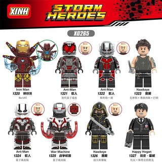 Marvel mô hình nhân vật người kiến / người sắt / người máy chiến tranh mắt đại bàng mini