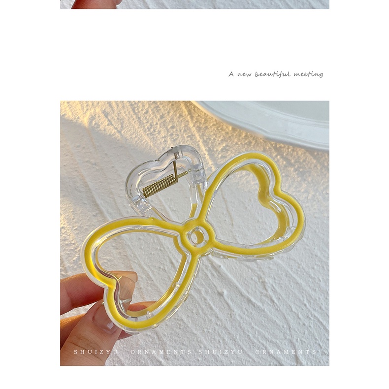 Kẹp Tóc Hình Cá Mập Trong Suốt Cỡ Lớn Thời Trang Mới 2023 Cho Nữ 2023