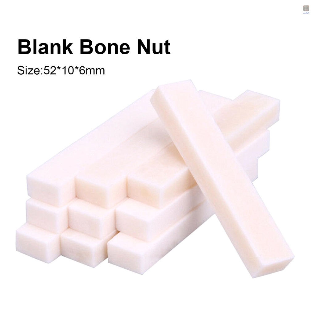 Set 3 Đai Ốc Xương Đàn Guitar Điện / Mandolin Banjo Ukulele 52x6x10mm