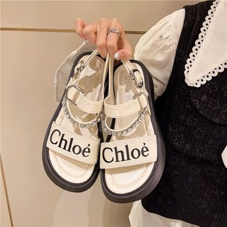 Sandal nữ ChiLe quai đá đế bằng 5cm
