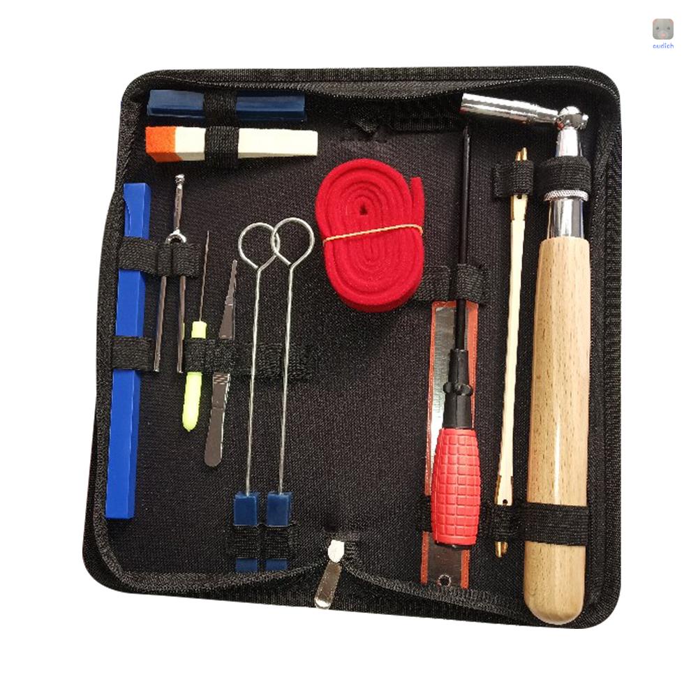 Bộ Dụng Cụ Lên Dây Đàn Piano Chuyên Nghiệp Với Túi Đựng Bằng Gỗ