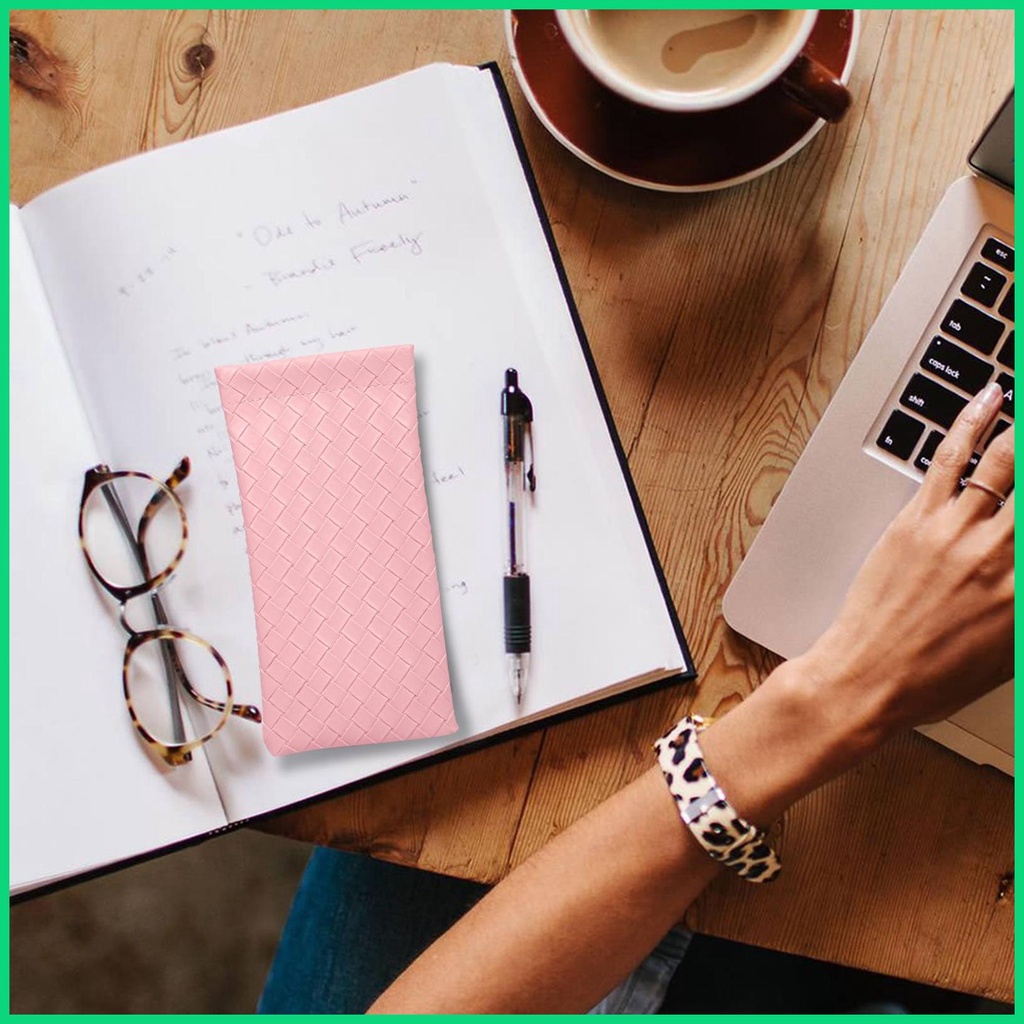 Túi Đựng Mắt Kính Bằng Da PU Gọn Nhẹ Chống Trầy Xước Cho jiwvn