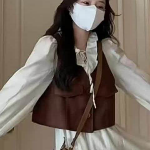 Set Đầm Và Áo Khoác Không Tay Thiết Kế Mới Ngọt Ngào Thời Trang Mùa Hè Dành Cho Nữ