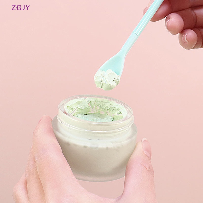 Muỗng Silicon Hai Đầu Mini Dùng Múc Mỹ Phẩm Tiện Dụng Mới