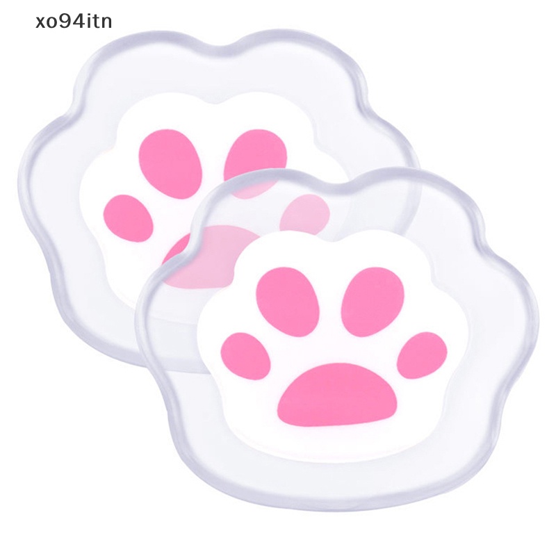 1 Cặp Đệm Lót Giày Cao Gót Hình Dấu Chân Mèo Chống Trượt Giảm Đau