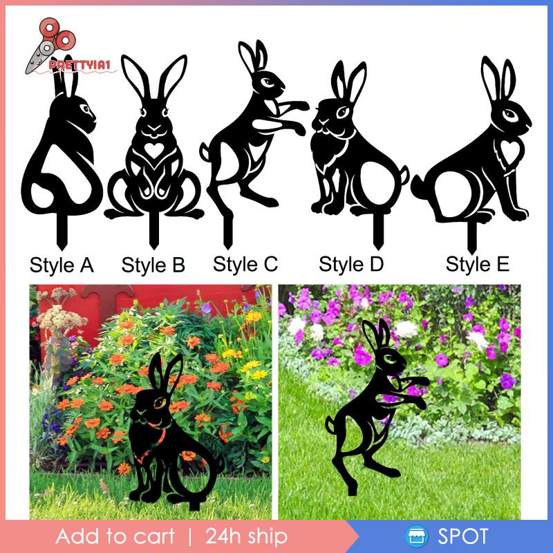 1 Tượng Acrylic Hình Động Vật Trang Trí Vườn Ngày Lễ