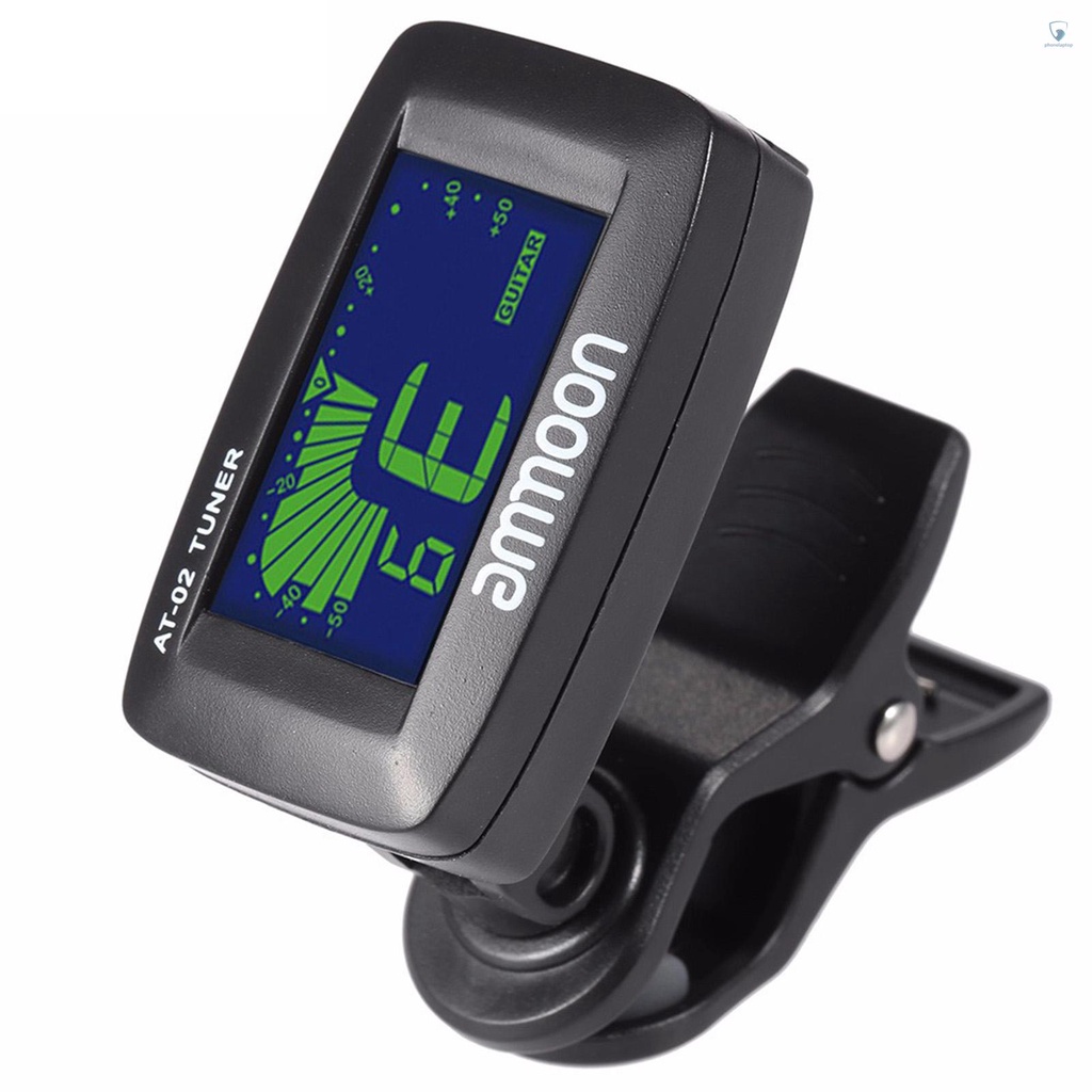 Kẹp Điều Chỉnh Điện Ba Màu ammoon AT-02 Cho Guitar Bass Ukulele