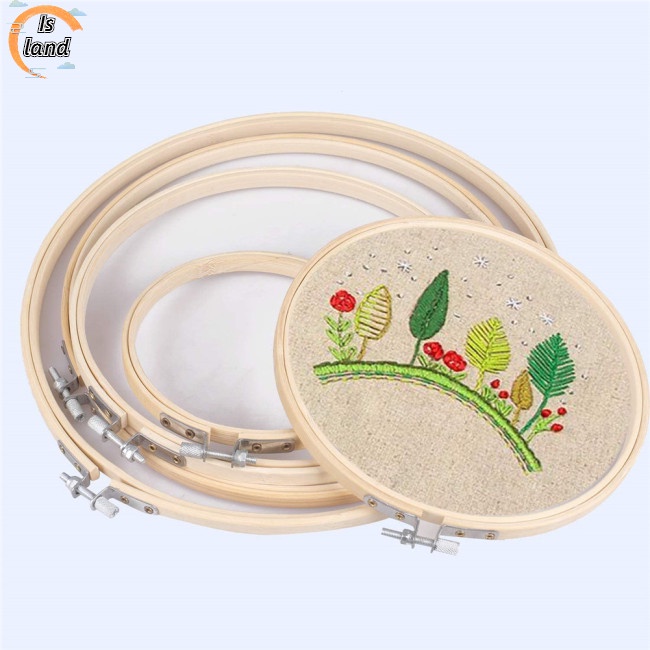 Vòng Tre Tròn Dùng Thêu Tranh Chữ Thập Nghệ Thuật Diy