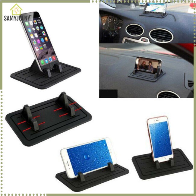 Giá Đỡ Điện Thoại Bằng Silicon Chống Trượt Tiện Dụng Cho Xe Hơi