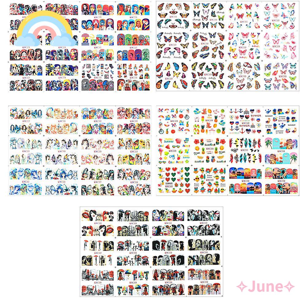 [Hàng mới về] Miếng dán trang trí móng tay kiểu dáng dễ thương DIY