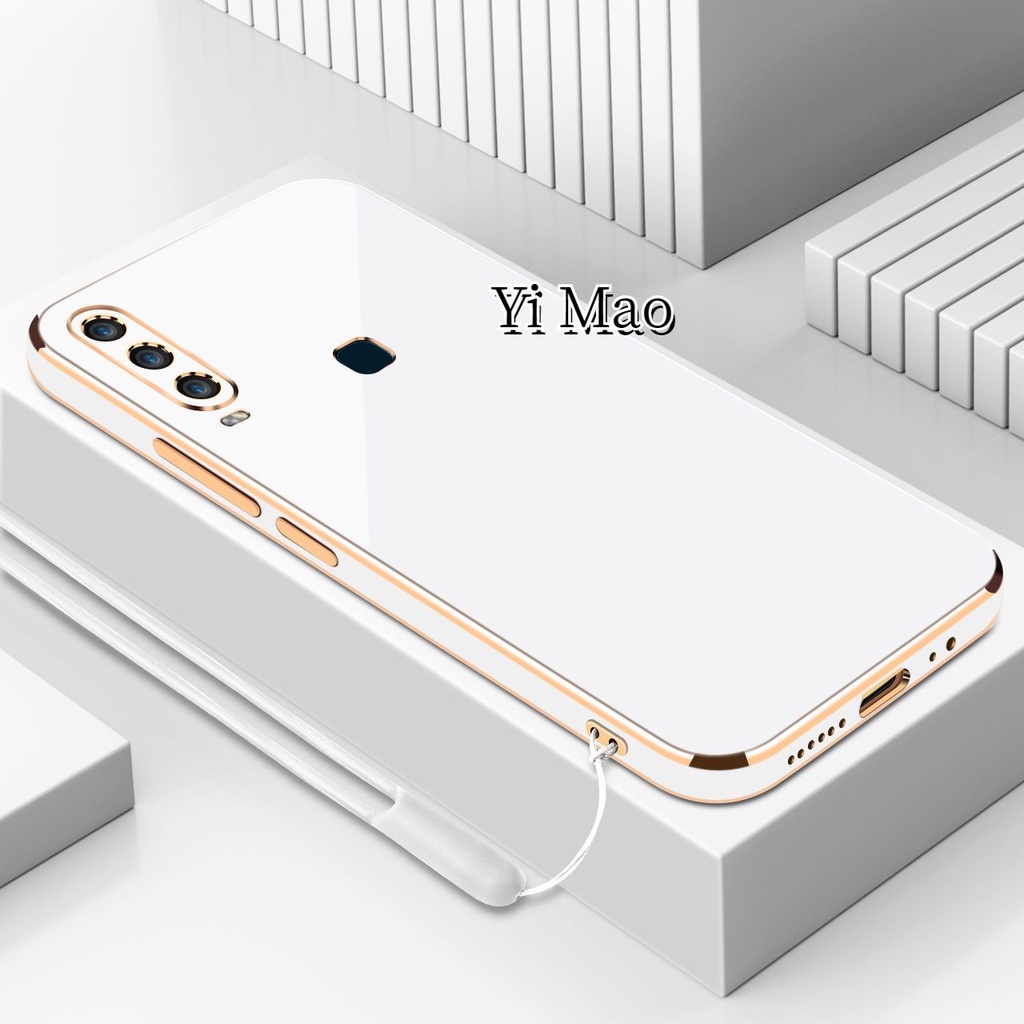 Ốp Điện Thoại Mạ Bóng Có Dây Đeo Cho Vivo 1915 1916 V1928A 1814 1815 1933 1919 1915 1907 1920 1611