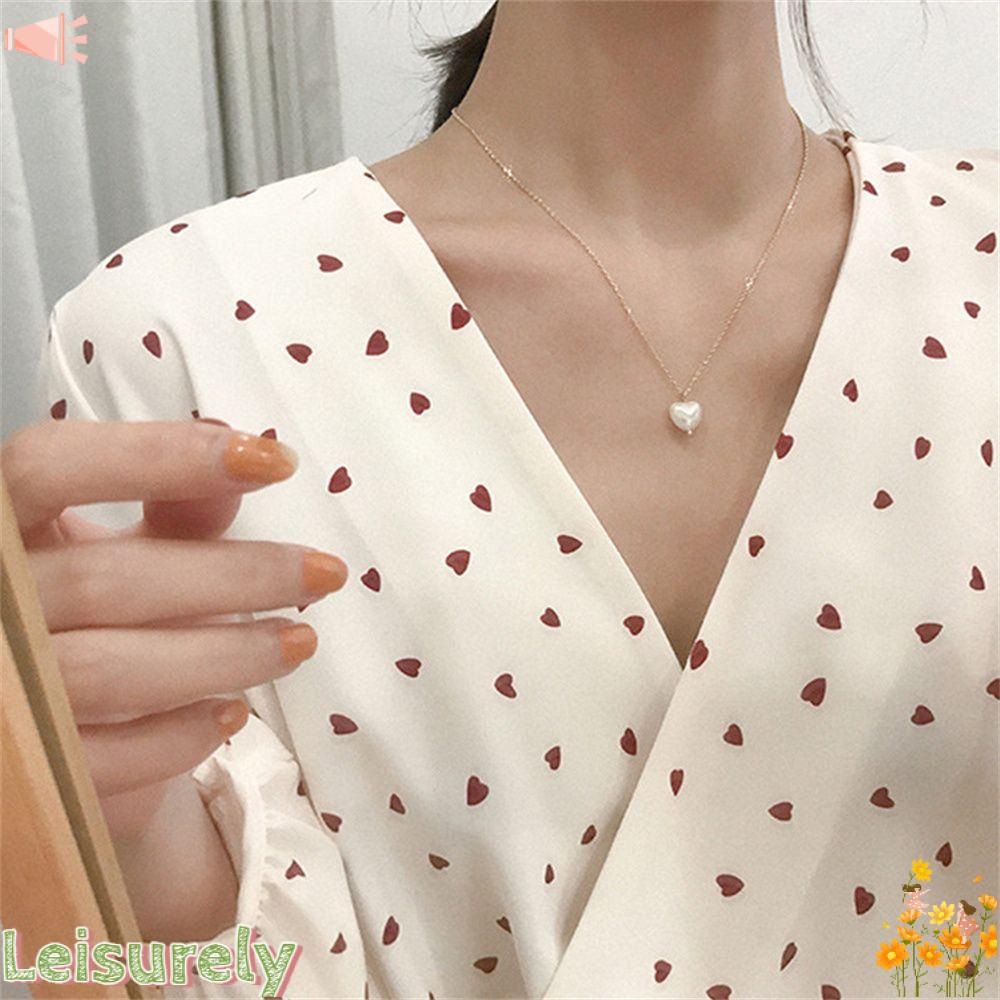 Vòng Cổ Choker Mặt Trái Tim Đính Hạt Thời Trang Kpop