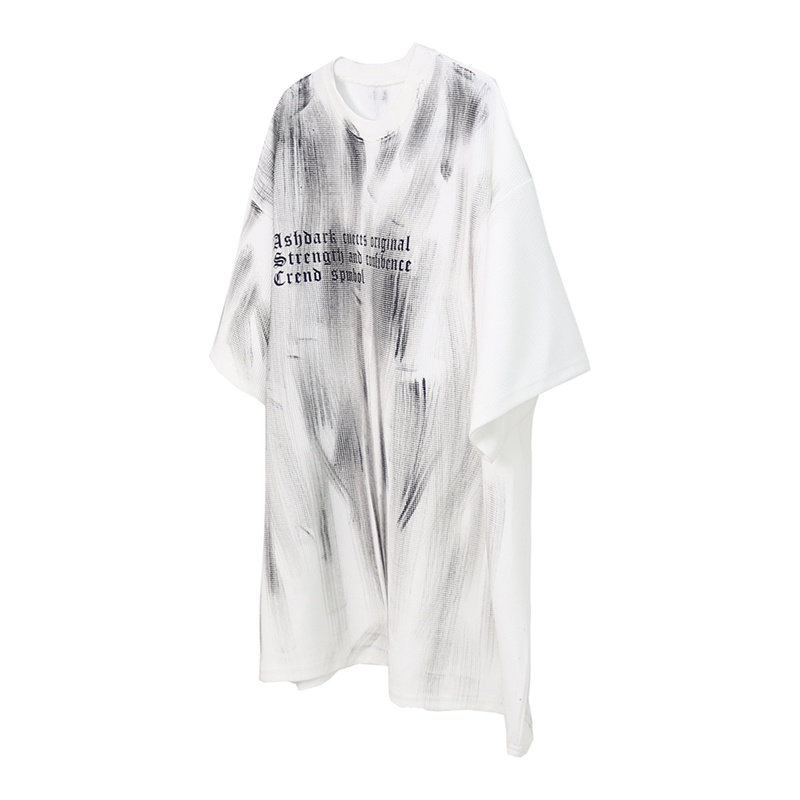 Áo Thun In Chữ Mr.. Mrs Trẻ Trung Hợp Thời Trang Cho Nam Áo Thun Đen Tay Ngắn Dáng Rộng In Chữ Graffiti Thời Trang