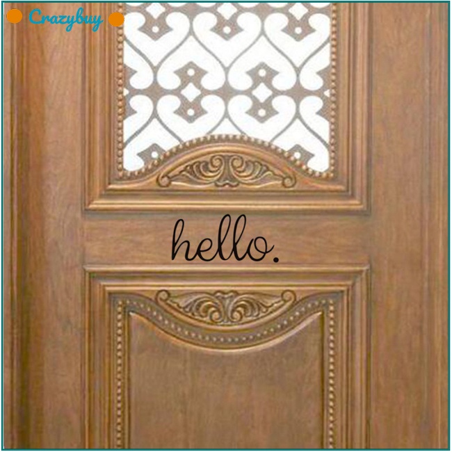 Cr Giấy Dán Tường Chữ Hello Trang Trí Phòng Khách