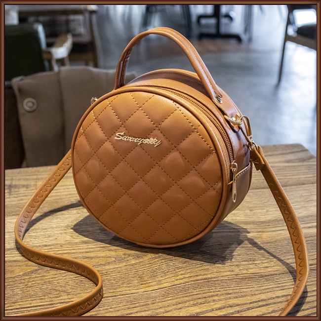 Túi Đeo Vai Mini Bằng Da Pu Nhân Tạo Với Tay Cầm Điều Chỉnh Và Khóa Kéo Chống Rỉ Sét Thời Trang Cho Nữ