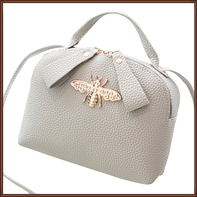 Túi Xách Đeo Vai Họa Tiết Chú Ong Dễ Thương Thời Trang Cho Nữ
