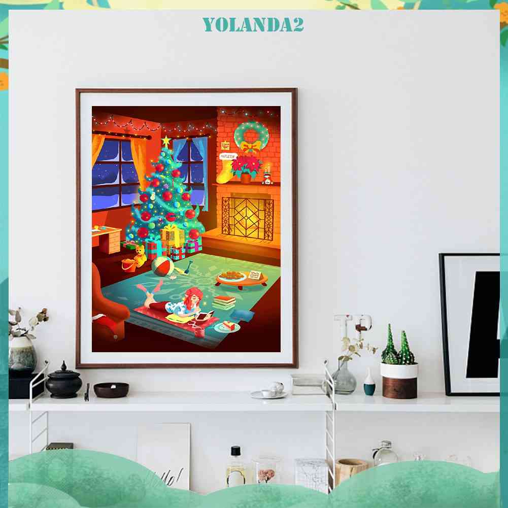 Bộ Tranh Đính Đá 5D Họa Tiết Hoạt Hình Độc Đáo DIY Dùng Trang Trí Nhà Cửa