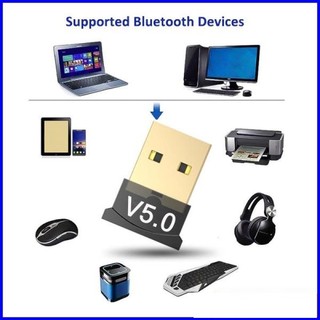 USB Bluetooth 5.0 Dongle CSR, thu phát bluetooth cho PC và Laptop