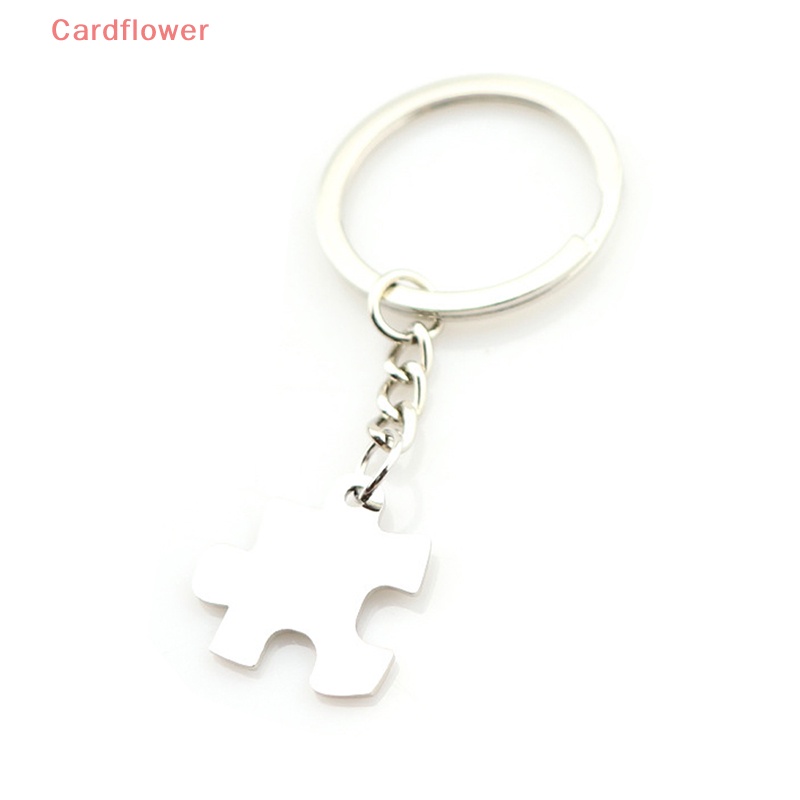 Móc Khóa Kim Loại Hình Mảnh Ghép Độc Đáo Mới