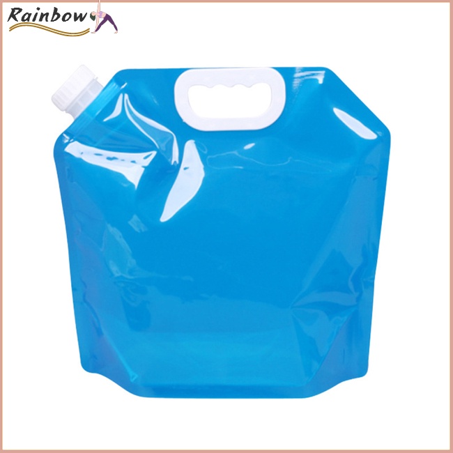 Túi Đựng Nước Dung Tích Lớn 5 / 10l Có Thể Gấp Gọn Tiện Dụng Mang Theo Du Lịch Cắm Trại