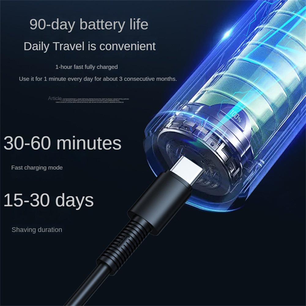 Máy Tỉa Lông Mũi Mini 2 Trong 1 Sạc Usb Đa Năng Cho Nam
