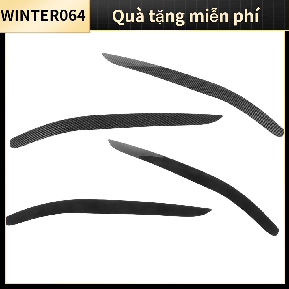 Winter064 2 Chiếc Đèn Pha Viền Lông Mày Trái Phải Trước Mí Mắt Bao Da Thay Thế Cho Xe Ford Falcon Fairmont Fairlane