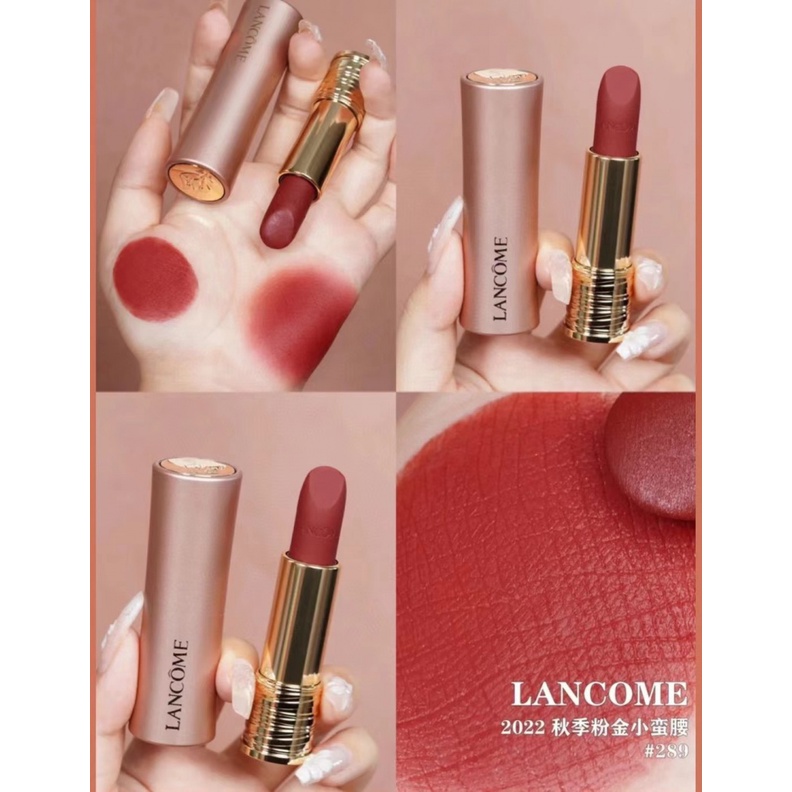 Son Lì Dưỡng Ẩm Màu Hồng Vàng Đồng lancome 289