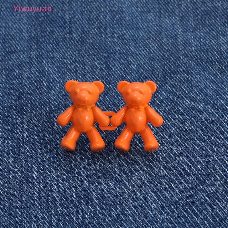 1 Cặp Khóa Thắt Lưng Quần Jean Không Cần Đóng Đinh Tháo Rời Được Mới