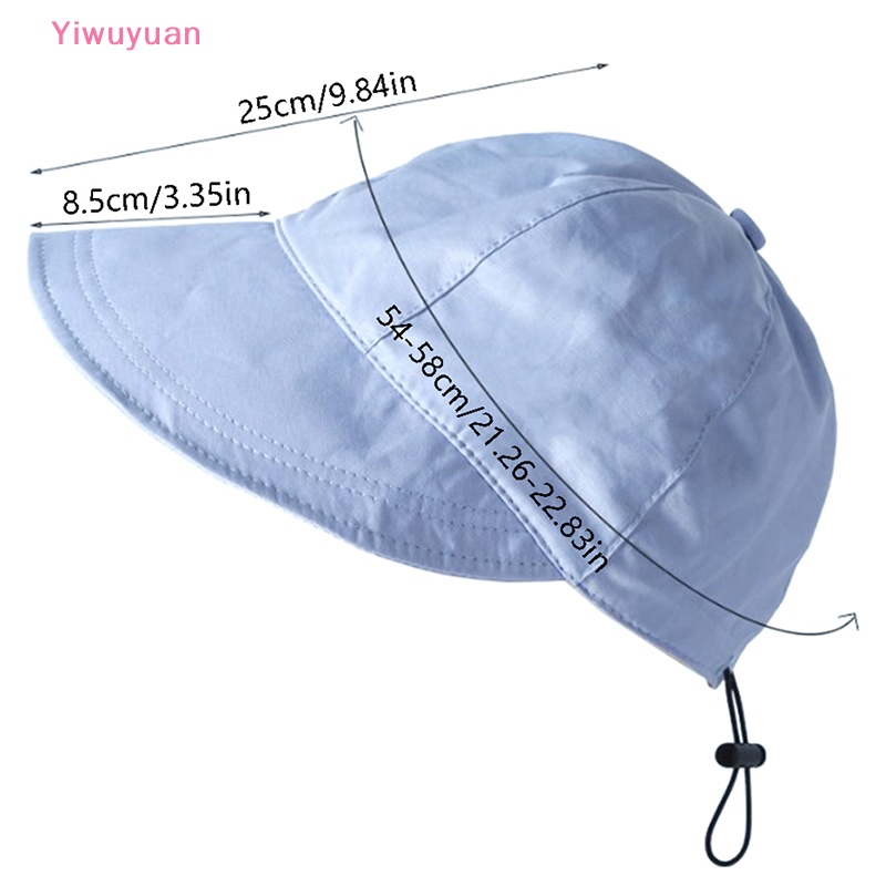 < Yiwuyuan > Mũ Ngư Dân Vành Rộng Chống Nắng Mùa Hè Nhanh Khô Có Dây Rút Điều Chỉnh Được Nhỏ Gọn Mới