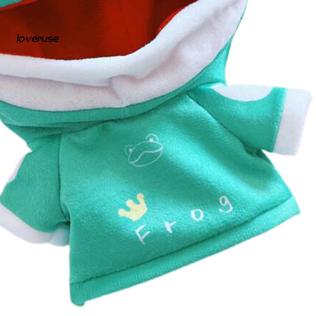 / Lo / Áo Sweater Hình Ếch Đóng Vai Độc Đáo Dễ Phối Đồ Cho Búp Bê Trẻ Em