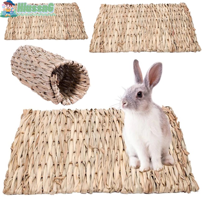 Thảm Rơm Bện Xinh Xắn Lót Chuồng Hamster / Thỏ / Hamster