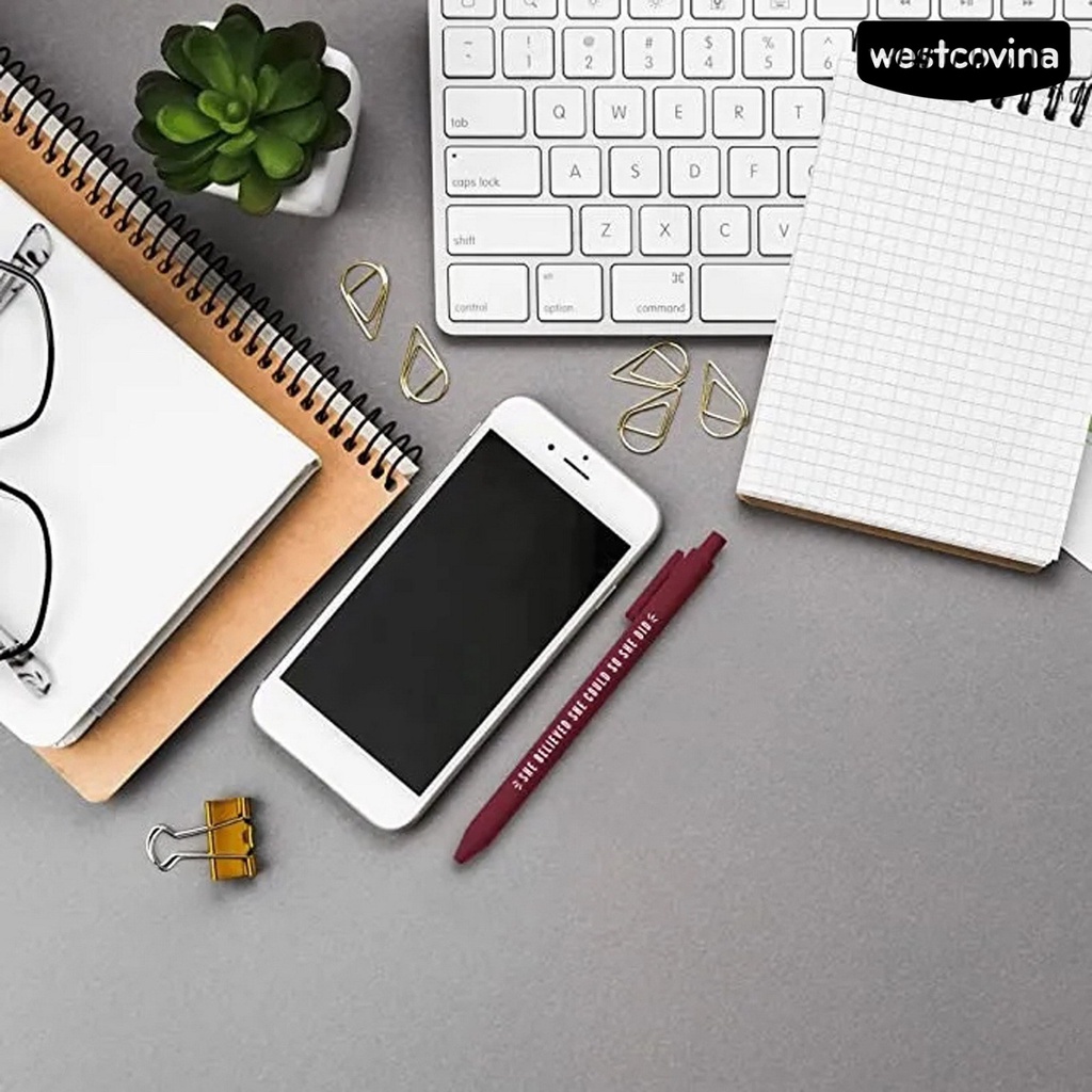 [COD]♪Set 5 Bút Bi Ngòi 0.5mm Khô Nhanh Cho Bé