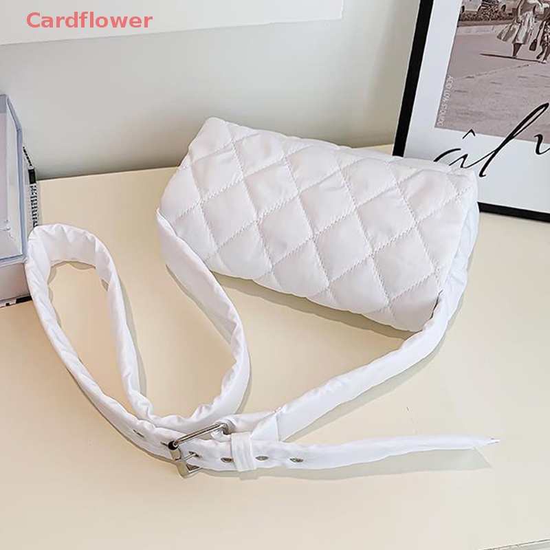 Túi Đeo Chéo Vai Bằng Vải Nylon Bóng Sức Chứa Lớn Mùa Đông Cho Nữ Mới