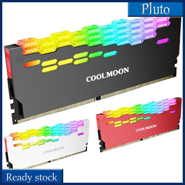 Mới Mô Đun Làm Mát Bộ Nhớ Coolmoon Ra-2 Ram Hiệu Quả Cao 5v Argb Cho Máy Tính